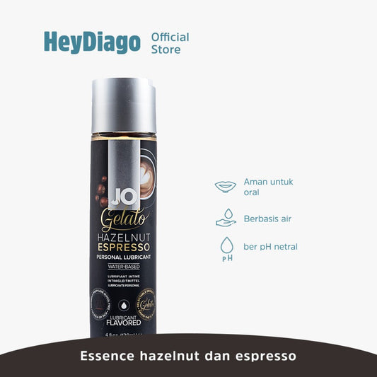 System Jo Hazelnut Espresso Waterbased - Pelumas Rasa Edible Cocok Untuk Oral – 120ml - Heydiago