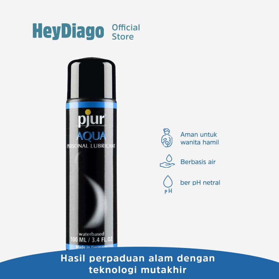 Pjur Aqua Waterbased - Memelihara Kulit – 100ml – Heydiago