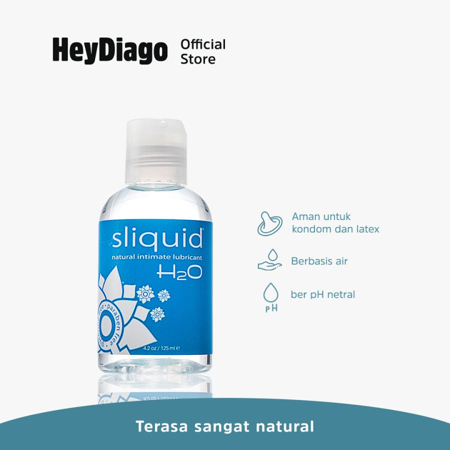 Sliquid Natural H2O – Sentuhan Alam - 125ml - HeyDiago-255 ml