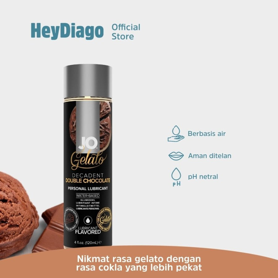 System Jo Decadent Double Chocolate Waterbased - Pelumas Rasa Edible Cocok Untuk Oral – 120ml – HeyDiago