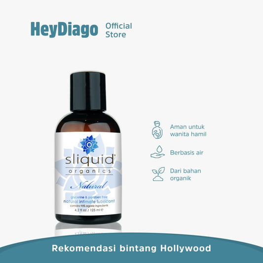 Sliquid Organics Natural - Membasahi Dengan Cinta – 125ml – HeyDiago -255ml