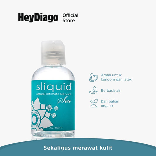 Sliquid Sea Waterbased – Pelumas Dengan Ekstrak Kandungan Laut – 125ml – HeyDiago