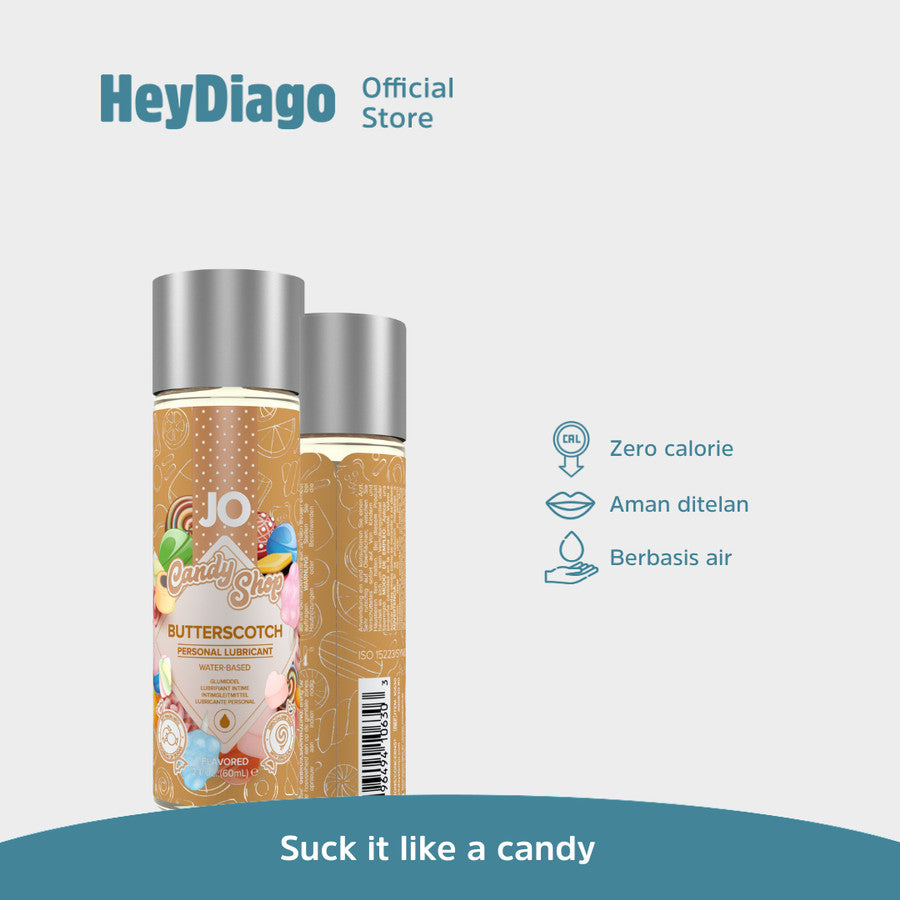 System Jo Butterscotch Waterbased - Pelumas Rasa Edible Cocok Untuk Oral – 60ml – HeyDiago